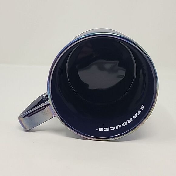Starbucks Holiday 2020 Iridescent Rainbow Luster Swirl 12 oz. Coffee Mug - Picture 6 of 6